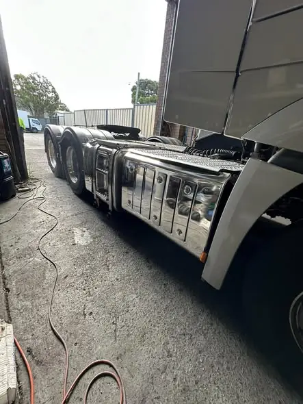 Truck polishing job by Star Metal Polishing, 19 Mar 2025