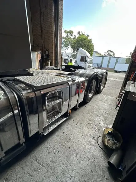 Truck polishing job by Star Metal Polishing, 19 Mar 2025