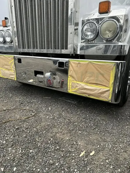 Truck polishing job by Star Metal Polishing, 19 Mar 2025