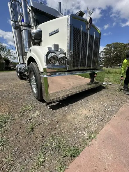 Truck polishing job by Star Metal Polishing, 19 Mar 2025