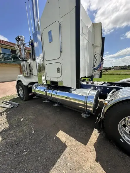 Truck polishing job by Star Metal Polishing, 19 Mar 2025