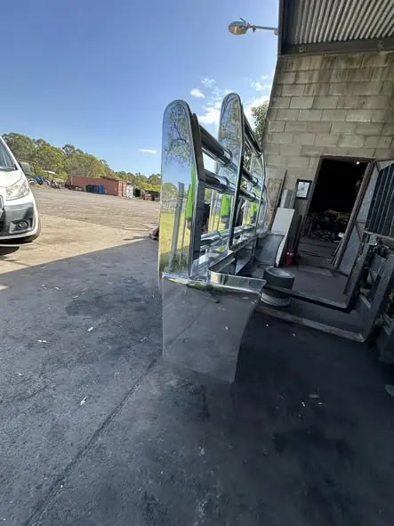 Truck polishing job by Star Metal Polishing, 19 Mar 2025