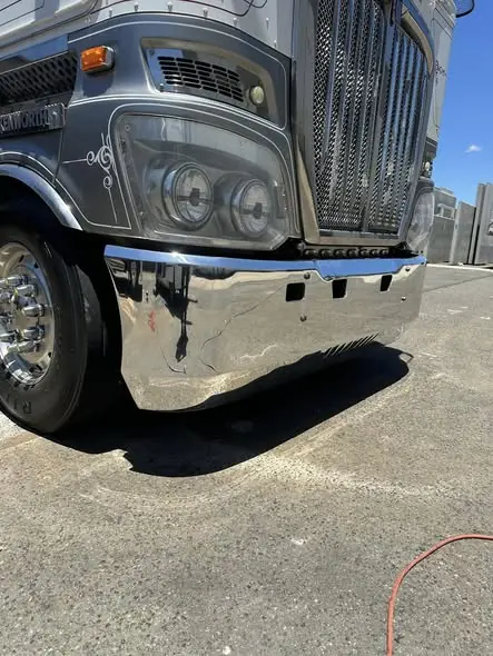 Truck polishing job by Star Metal Polishing, 19 Mar 2025