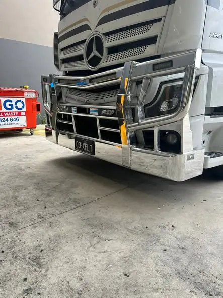 Truck polishing job by Star Metal Polishing, 20 May 2025