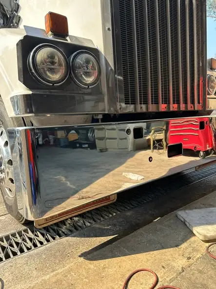 Truck polishing job by Star Metal Polishing, 20 May 2025