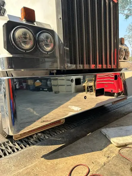 Truck polishing job by Star Metal Polishing, 20 May 2025