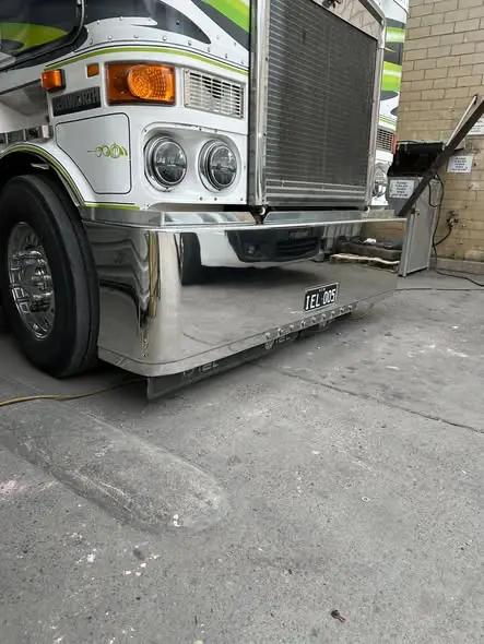 Truck polishing job by Star Metal Polishing, 20 May 2025