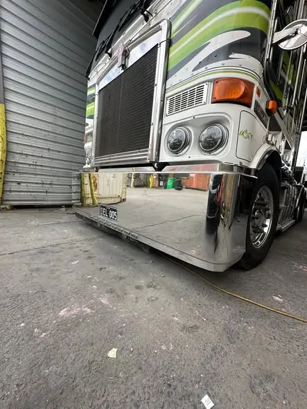 Truck polishing job by Star Metal Polishing, 20 May 2025