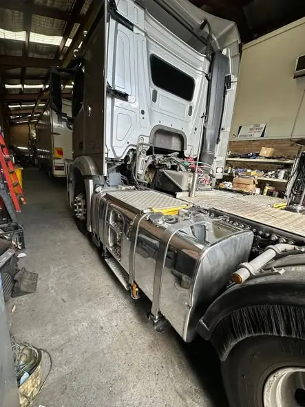 Truck polishing job by Star Metal Polishing, 20 May 2025