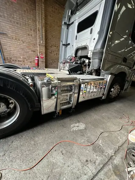 Truck polishing job by Star Metal Polishing, 20 May 2025