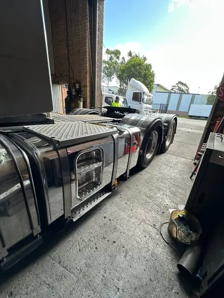 Truck polishing job by Star Metal Polishing, 20 May 2025