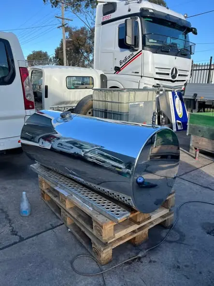 Truck polishing job by Star Metal Polishing, 23 July 2025