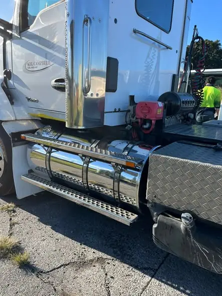 Truck polishing job by Star Metal Polishing, 23 July 2025