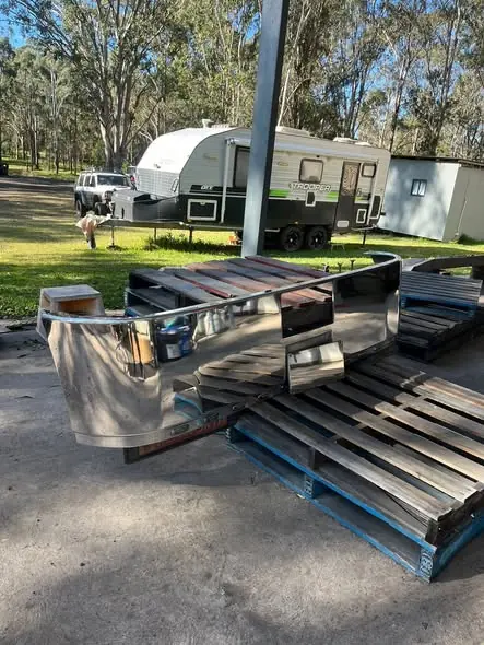 Truck polishing job by Star Metal Polishing, 23 July 2025
