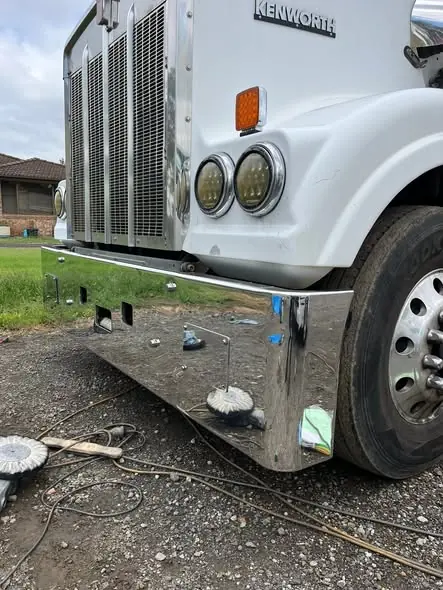 Truck polishing job by Star Metal Polishing, 4 Apr 2026