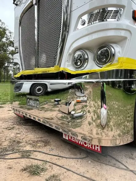 Truck polishing job by Star Metal Polishing, 4 Apr 2026
